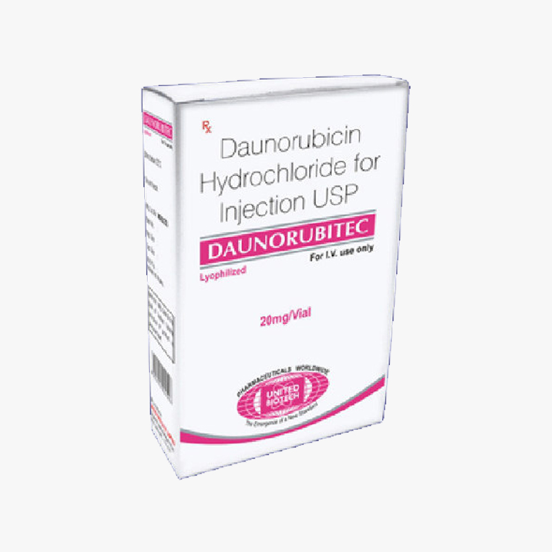 Daunorubicin Hydrochloride Injection USP 20 mg