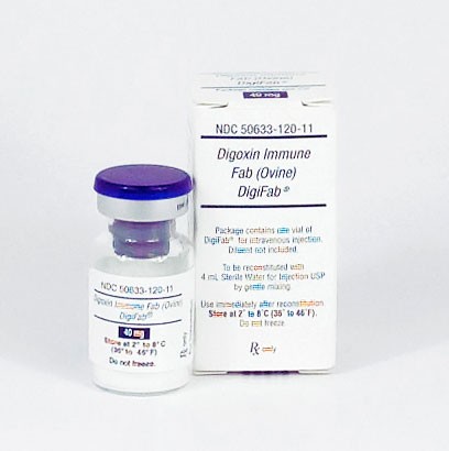 DigiFab DIGOXIN IMMUNE FAB (OVINE)  40mg Injection