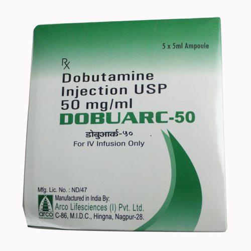 Dobuarc dobutamine hydrochloride 50 mg/ml