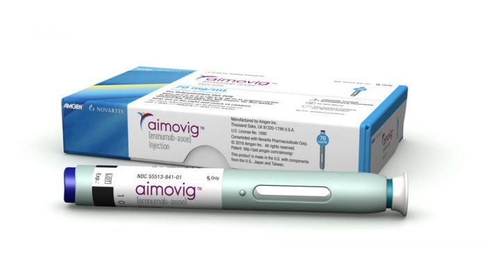 Aimovig Erenumab 70 mg and  140 mg