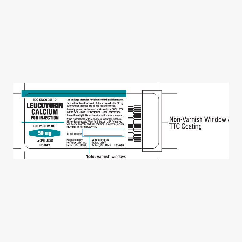 Leucovorin Calcium Injection USP 50 mg