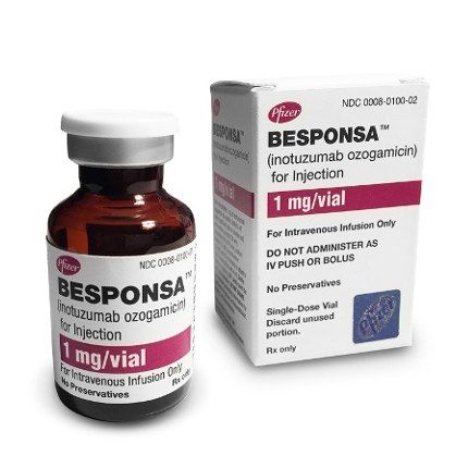 Besponsa Inotuzumab ozogamicin 1 mg