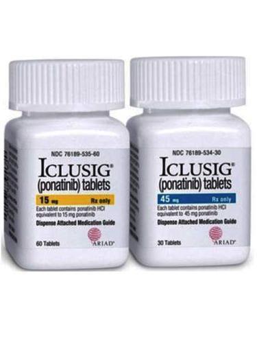 ICLUSIG PONATINIB 15 AND 45 MG